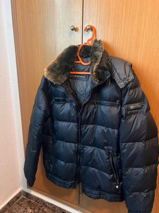 Cazadora plumífero hetrego autentica