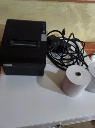 Impresora tiket + Cajón Registradora y dis intala