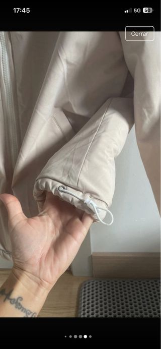 Chaqueta The North Face reversible beige