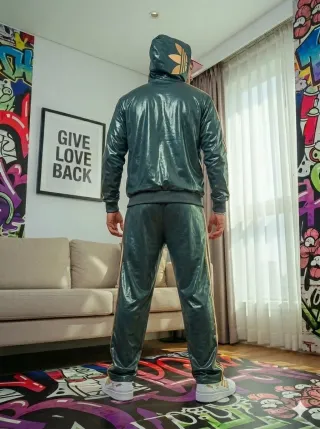 XXL/XXXL Chandal Adidas Chile 62 Verde y Dorado