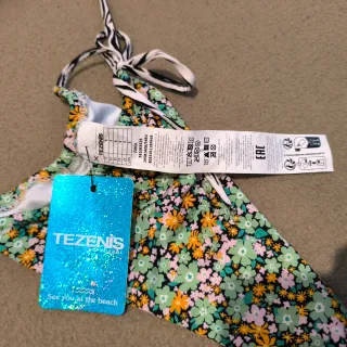 Bikini Tezenis Taglia S Zebra & Fiori