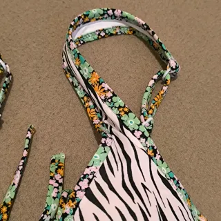 Bikini Tezenis Taglia S Zebra & Fiori