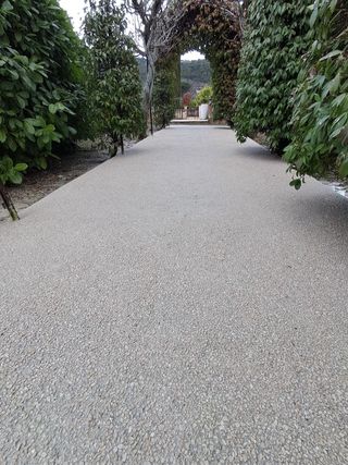 Pavimento hormigón desactivado