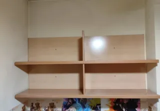 Mueble esquinero y cama doble