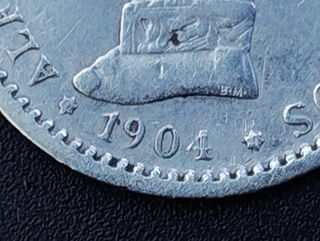Moneda Alfonso XIII 50 céntimos 1904 (*0-4)