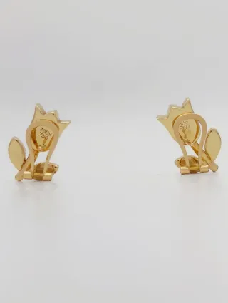 Pendientes Tous en Oro 18k tipo Tulipanes