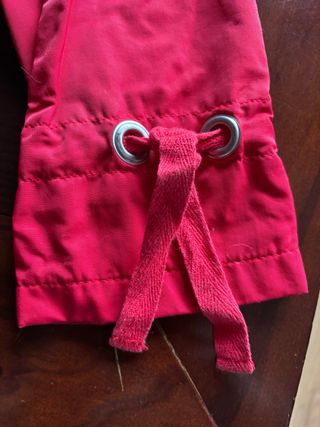 Chaqueta niña roja talla 8