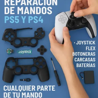 Reparación mandos PS5 y PS4