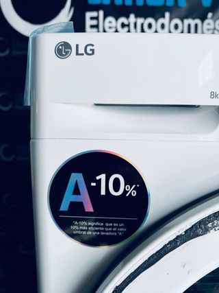 186.Lavadora 8 kilos LG Nueva Tara! inverter  A+++