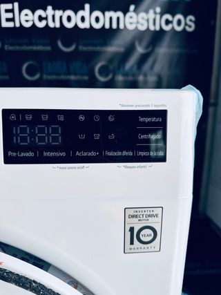 186.Lavadora 8 kilos LG Nueva Tara! inverter  A+++