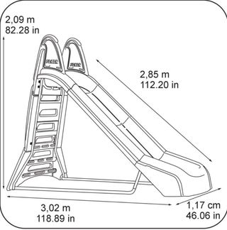Tobogán infantil piscina