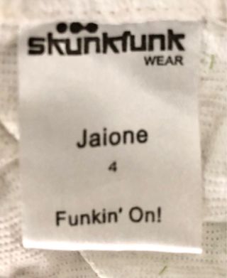 Cazadora Skunkfunk blanca y verde