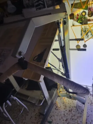 Mueble aparador madera oscura