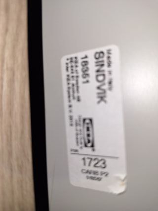 Armario Vitrina Cristal y Madera