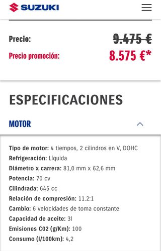 Suzuki V-Strom 650 Adventure Negra