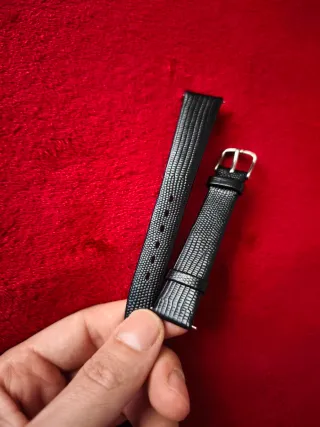 Correa de reloj 16mm piel de avestruz