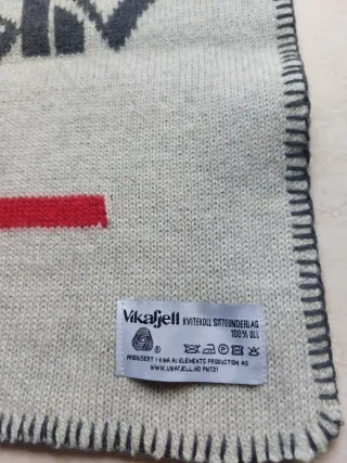 Cuscino termico da seduta VikaFjell grigio e rosso