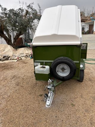 Remolque perros/cargas verde mide 120X102