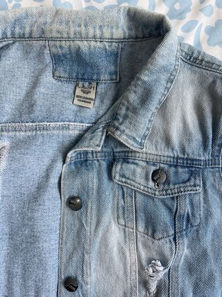 Chaqueta vaquera HUSH Talla L desgastada