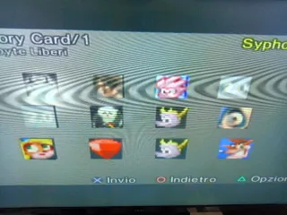 Memory Card PS1 e PS2 Rosse