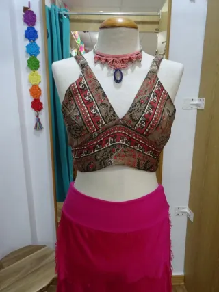 Top Seda India Reversible Lentejuelas