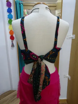 Top Seda India Reversible Lentejuelas