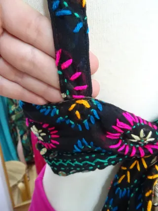 Top Seda India Reversible Lentejuelas