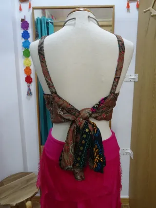 Top Seda India Reversible Lentejuelas