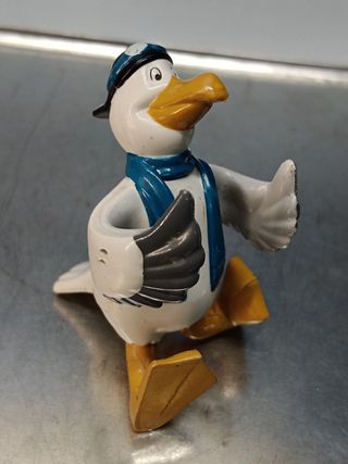 Figura PVC, Gaviota Aviadora Wilbur - Personaje de los Rescatadores de Cangurolandia - Disney.