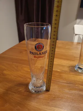 Lote 6 Copas Cerveza Paulaner Weissbier.