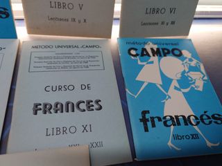 1 al 15, curso de Francés, método universal campo