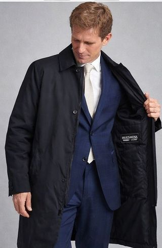 Abrigo Hugo Boss Negro