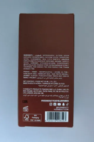 Huda Beauty Easy Blur Primer Bronce Fudge