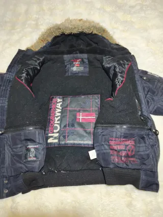 Abrigo Norway Negro/Gris