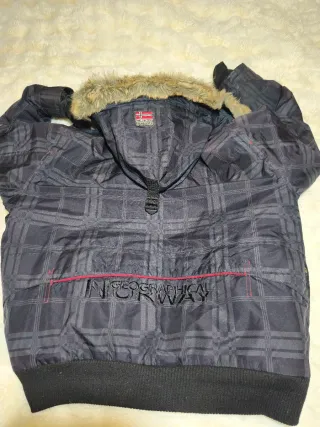 Abrigo Norway Negro/Gris