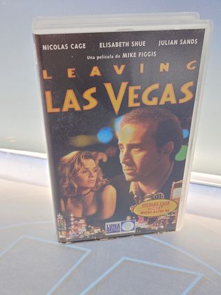 pelicula, VHS, Leaving las vegas, vhs