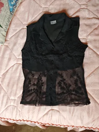 Conjunto de Tops Mujer Beige y Rojo, negro