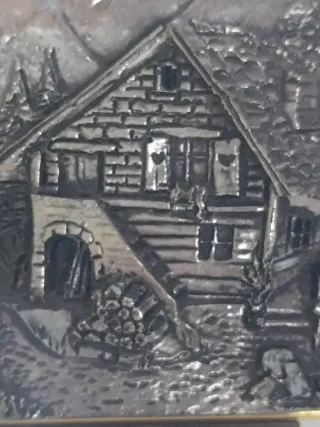 Quadretto artigianale con cornice