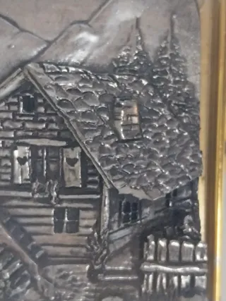 Quadretto artigianale con cornice