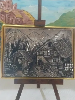 Quadretto artigianale con cornice