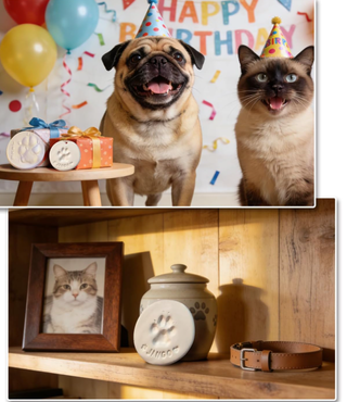 Kit Impronta Cane 2 Pezzi Argilla