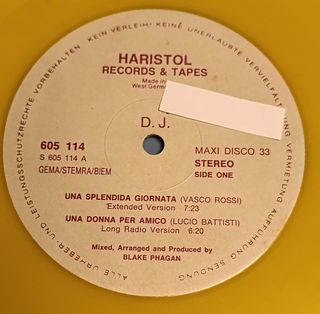 various - Haristol 605114 - VG+ - Yellow Vinyl - R