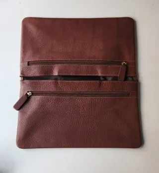 Bolso Cartera Piel Napa Mujer Marrón