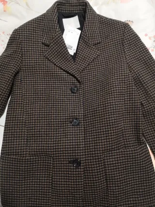 Americana H&M Pata de Gallo Nueva con Etiqueta