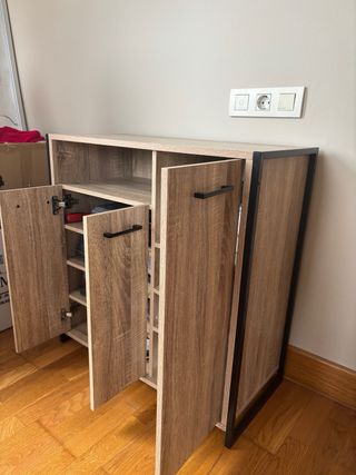 Armario zapatero en perfecto estado | Roble blanco