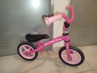 Bicicleta de equilibrio rosa Chicco