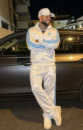 XXL/XXXL Chandal Adidas Chile 62 Blanco y Azul