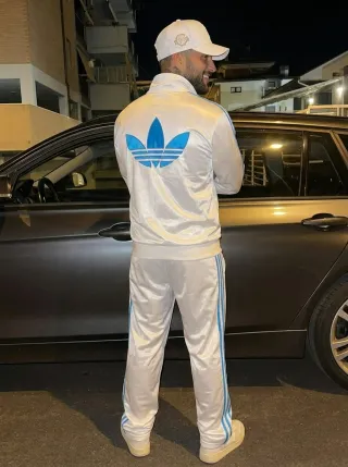 XXL/XXXL Chandal Adidas Chile 62 Blanco y Azul