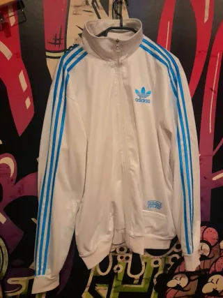 XXL/XXXL Chandal Adidas Chile 62 Blanco y Azul