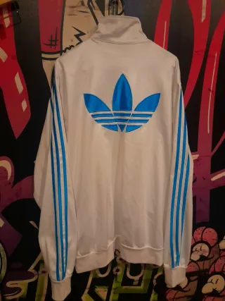 XXL/XXXL Chandal Adidas Chile 62 Blanco y Azul